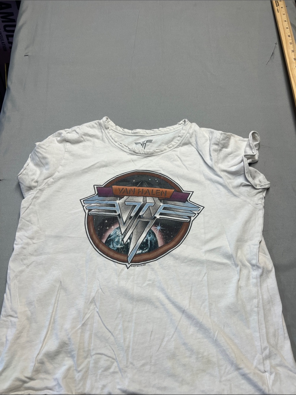 Van Halen Men’s White Short Sleeve Graphic Tee
